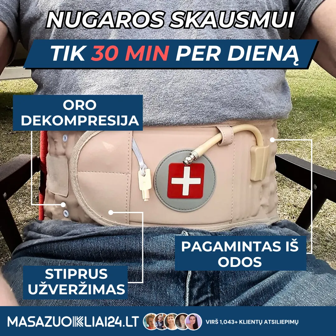 Dekompresinis nugaros diržas "MyPlus" - Image 6