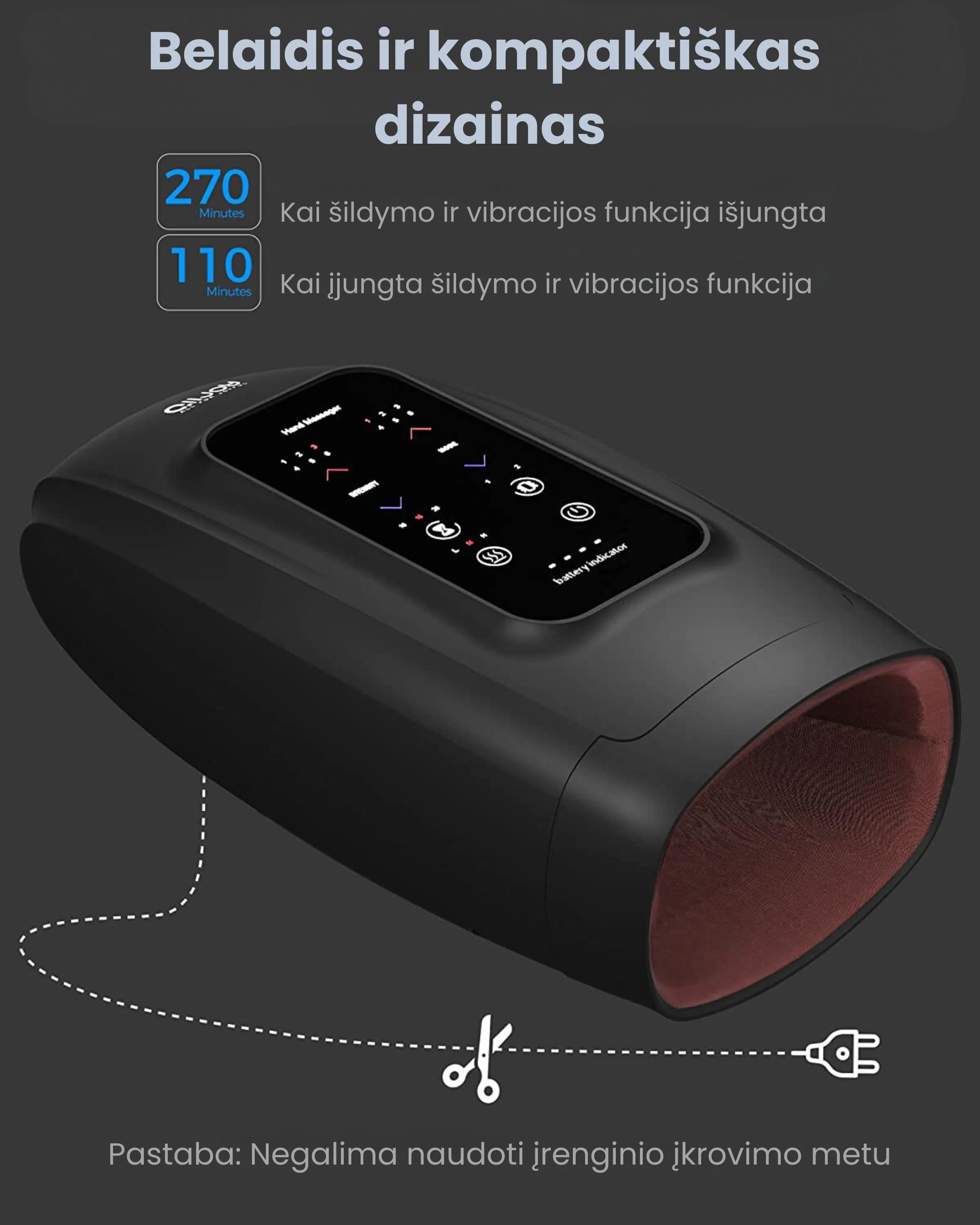 Vakuuminis rankų masažuoklis ,,Herkus Pro" - Image 6