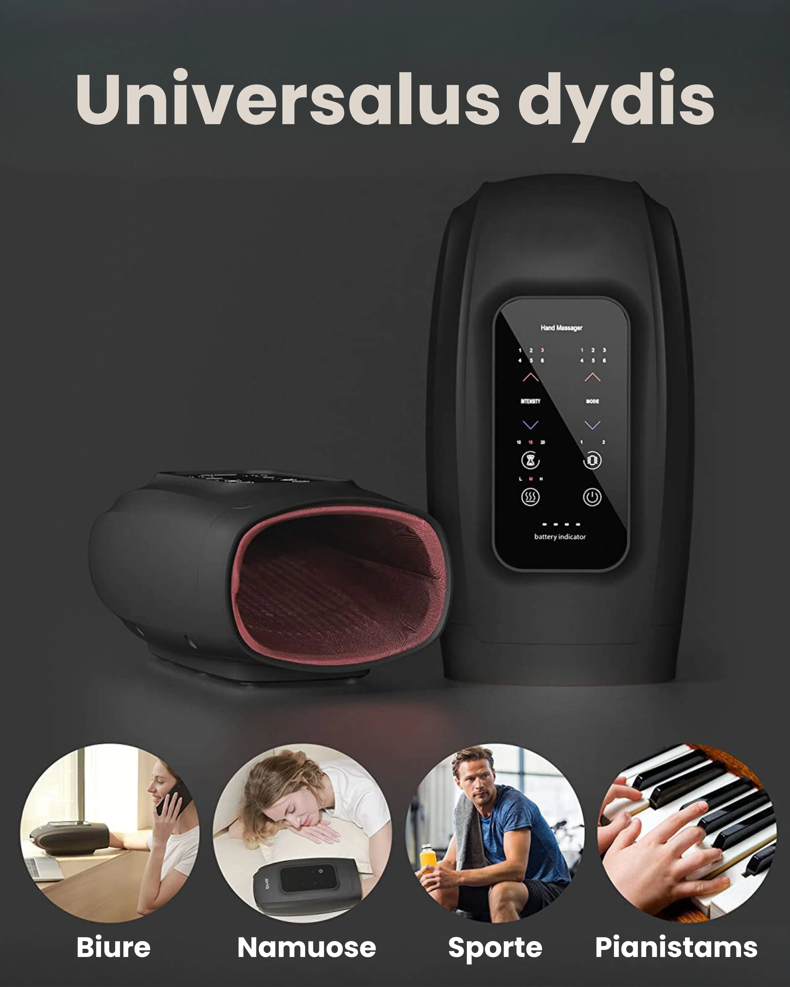 Vakuuminis rankų masažuoklis ,,Herkus Pro" - Image 3