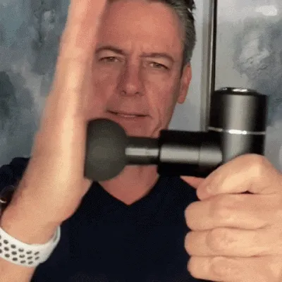 Smūginis masažuoklis „ALPHA MINI“ gif